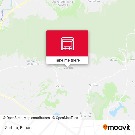 Zurbitu map