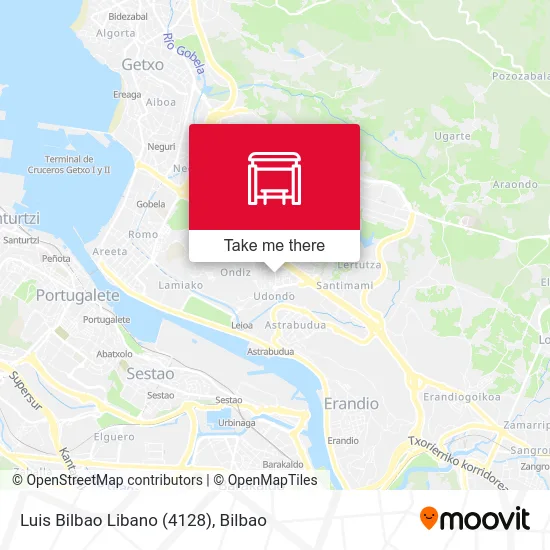 Luis Bilbao Libano (4128) map