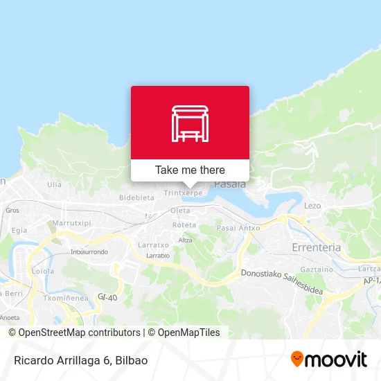 Ricardo Arrillaga 6 map