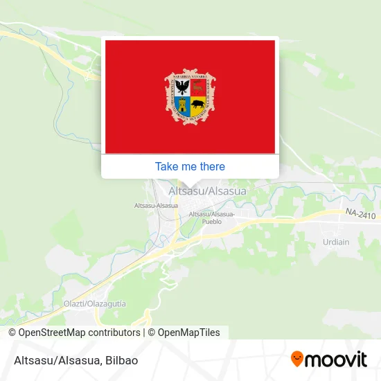 Altsasu/Alsasua map