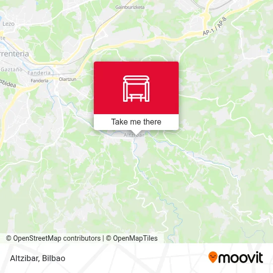 Altzibar map