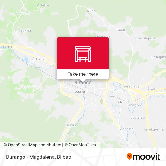 Durango - Magdalena map