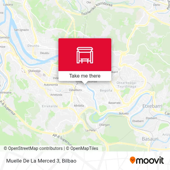 Muelle De La Merced 3 map