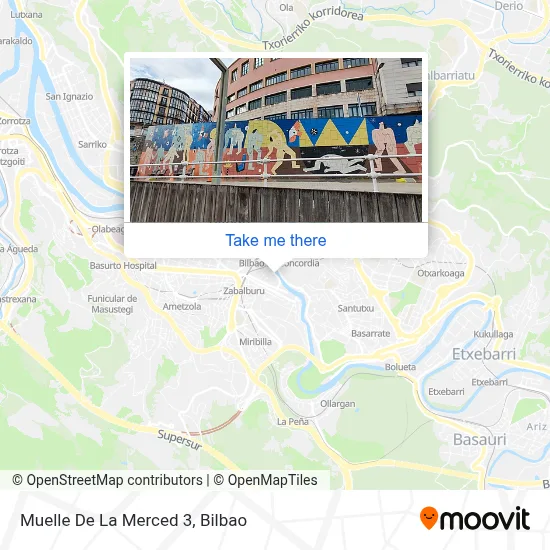 Muelle De La Merced 3 map