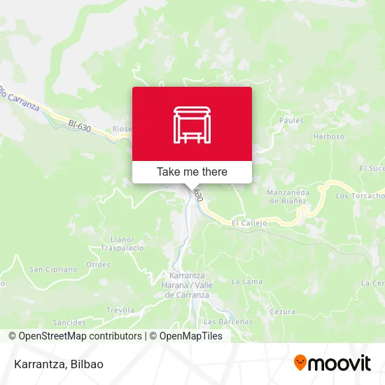 Karrantza map