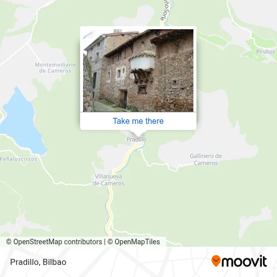 mapa Pradillo