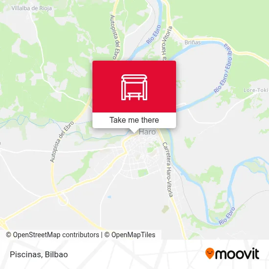 Piscinas map