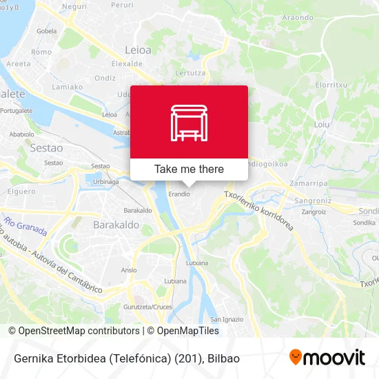 Gernika Etorbidea (Telefónica) (201) map