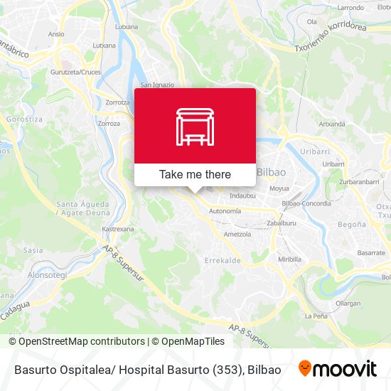 mapa Basurto Ospitalea/ Hospital Basurto (353)