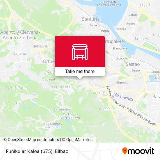 Funikular Kalea (675) map