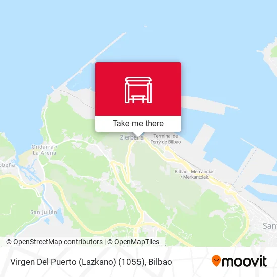 Virgen Del Puerto (Lazkano) (1055) map