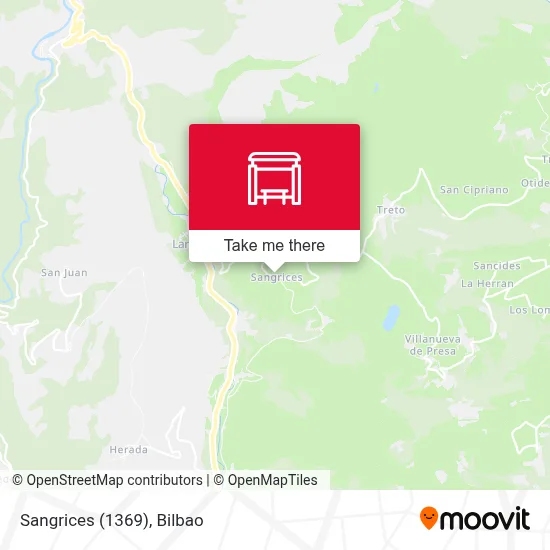 Sangrices (1369) map