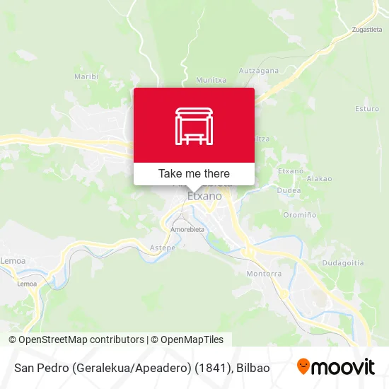 San Pedro  (Geralekua / Apeadero) (1841) map