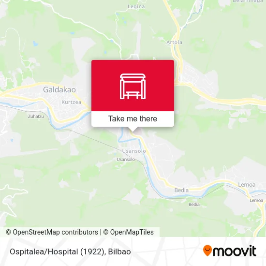 Ospitalea/Hospital (1922) map