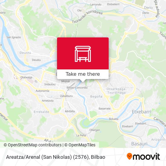 Areatza / Arenal (San Nikolas) (2576) map