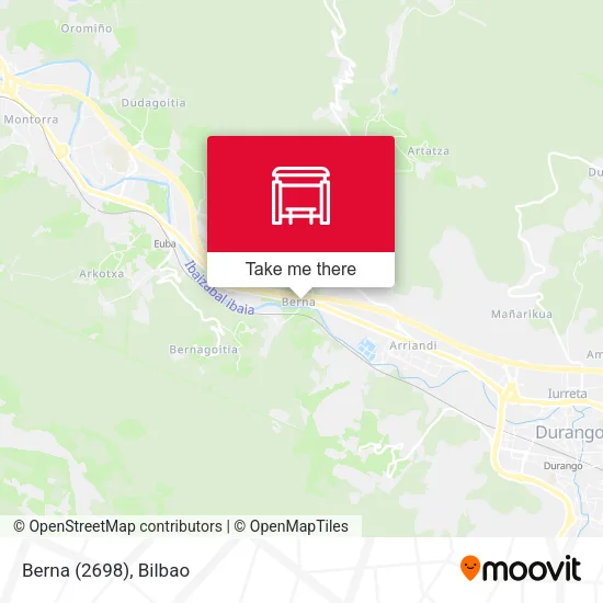 Berna (2698) map