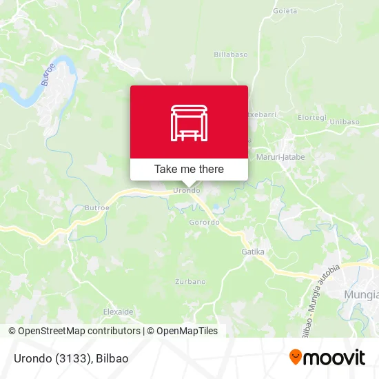 Urondo (3133) map
