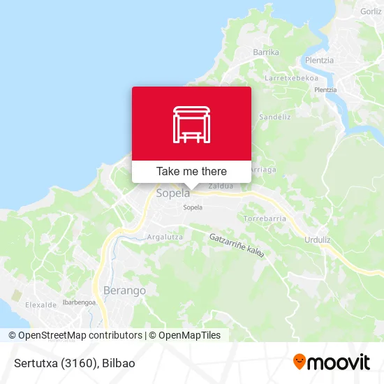 Sertutxa (3160) map