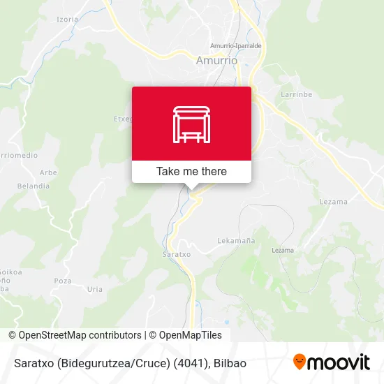 Saratxo (Bidegurutzea / Cruce) (4041) map
