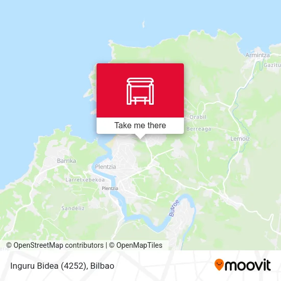 Inguru Bidea (4252) map