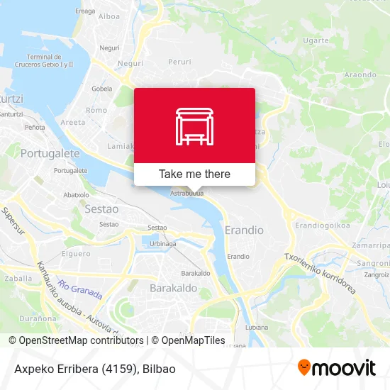 Axpeko  Erribera (4159) map