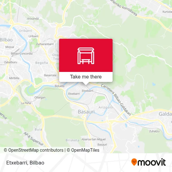 Etxebarri map
