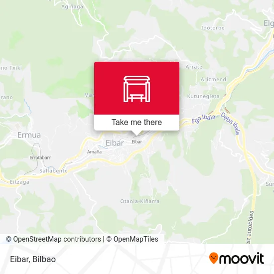 Eibar map