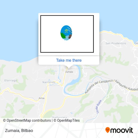 Zumaia map