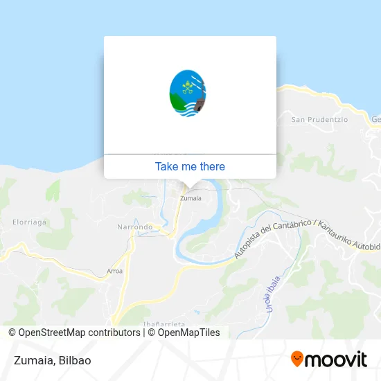 Zumaia map