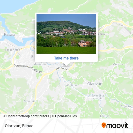 Oiartzun map