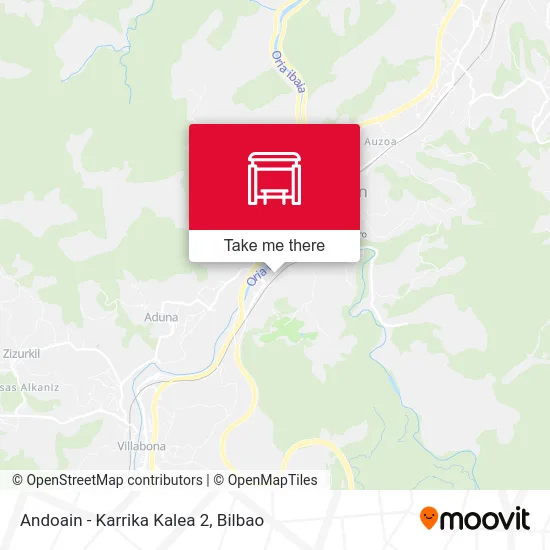 Andoain - Karrika Kalea 2 map