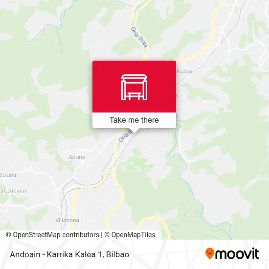 Andoain - Karrika Kalea 1 map