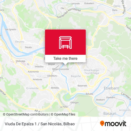 Viuda De Epalza 1 / San Nicolás map