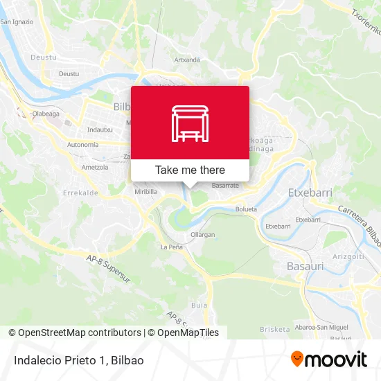 Indalecio Prieto 1 map