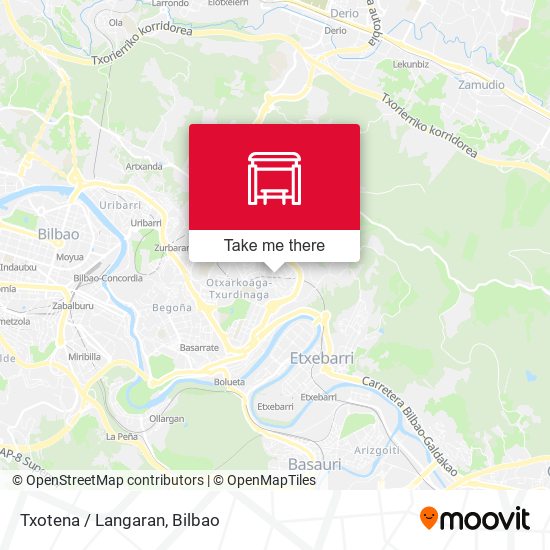 Txotena  / Langaran map