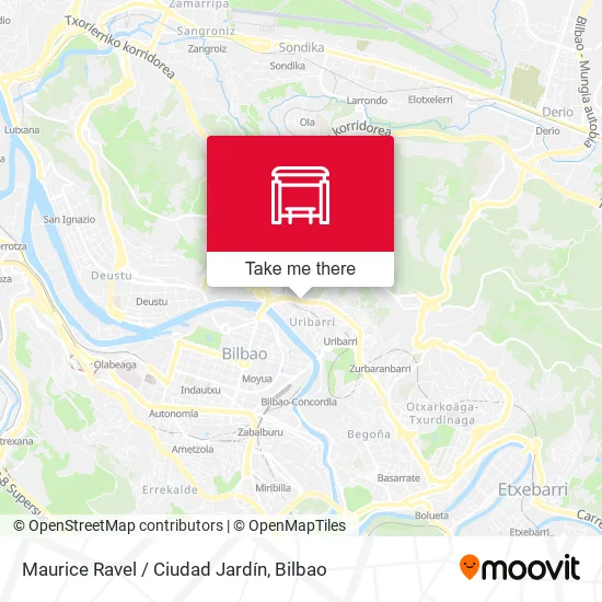 Maurice Ravel / Ciudad Jardín map