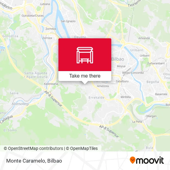 Monte Caramelo map