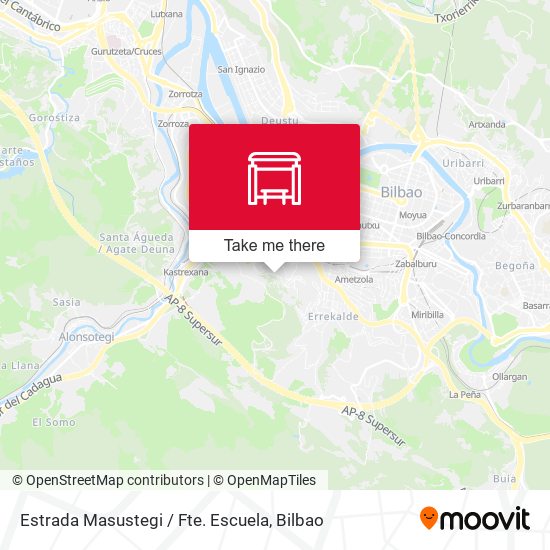 Estrada Masustegi / Fte. Escuela map