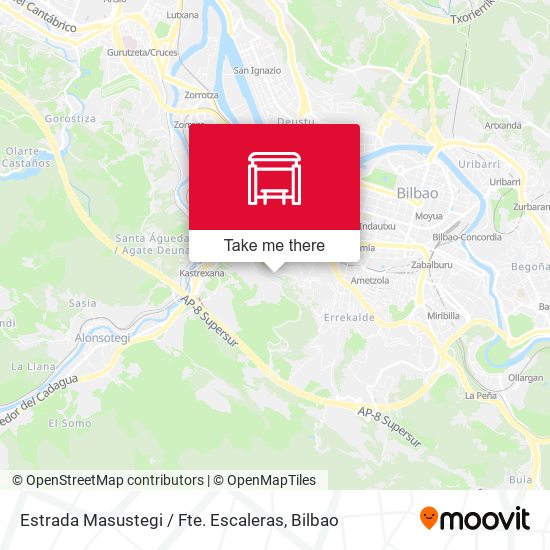 Estrada Masustegi / Fte. Escaleras map