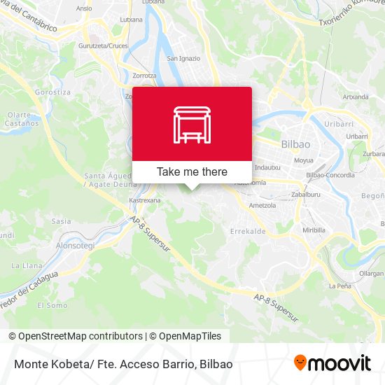 Monte Kobeta/ Fte. Acceso Barrio map