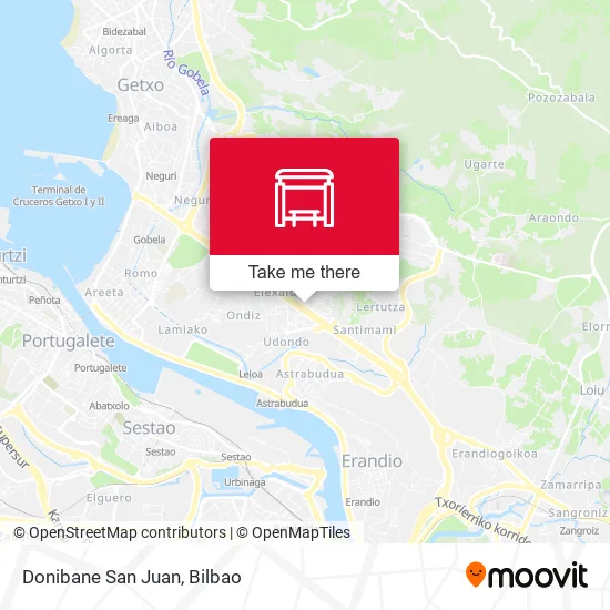 Donibane San Juan map