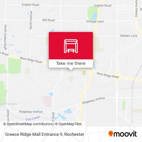 Map Of Greece Ridge Mall How To Get To Greece Ridge Mall Entrance 9 By Bus