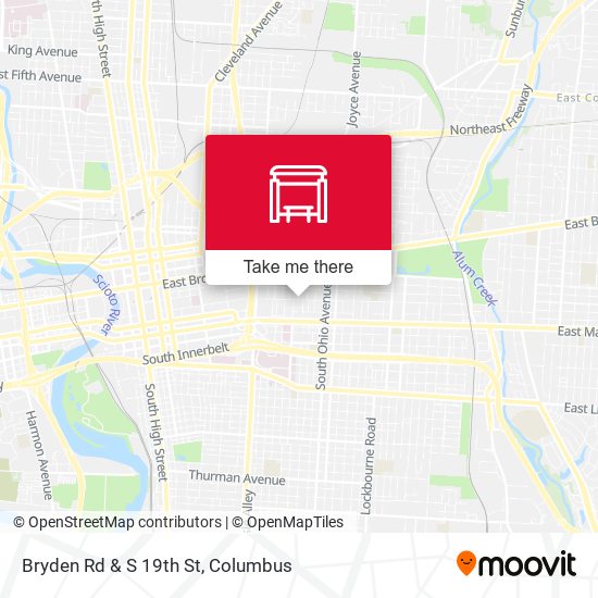 Mapa de Bryden Rd & S 19th St