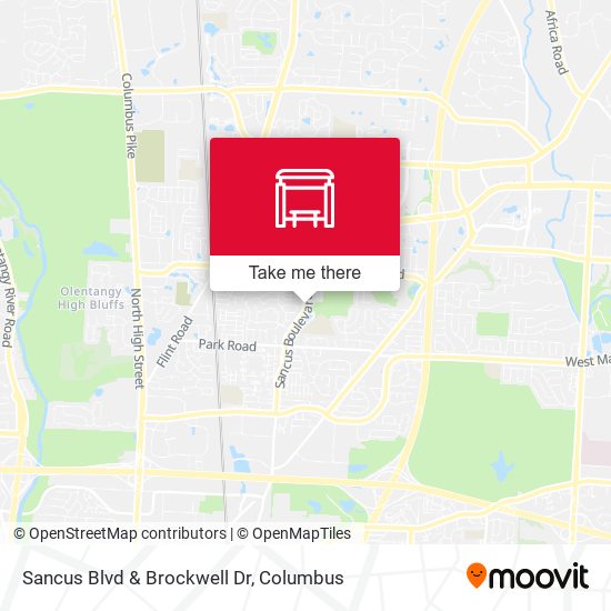 Sancus Blvd & Brockwell Dr map