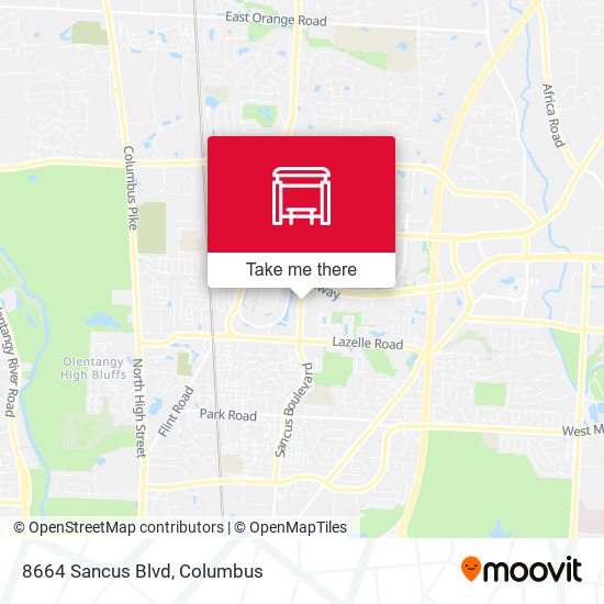 Mapa de 8664 Sancus Blvd