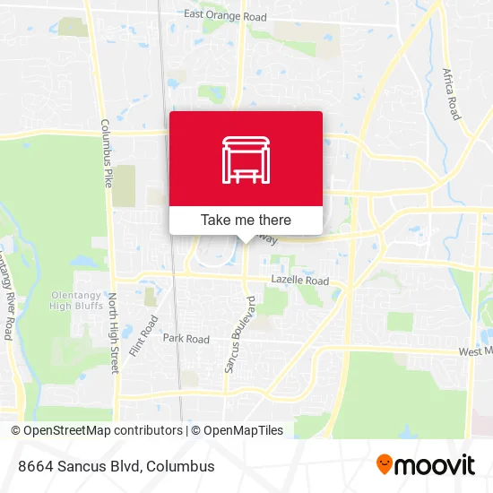 8664 Sancus Blvd map
