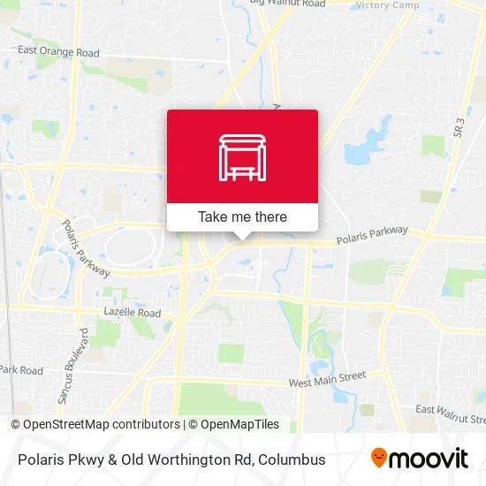 Mapa de Polaris Pkwy & Old Worthington Rd
