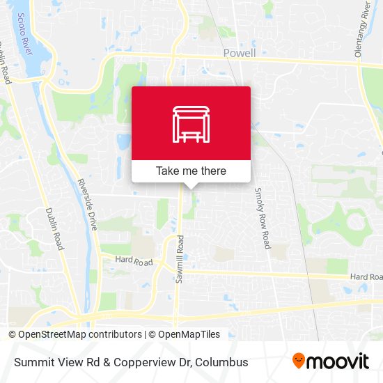 Summit View Rd & Copperview Dr map