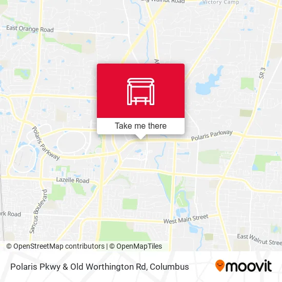 Mapa de Polaris Pkwy & Old Worthington Rd