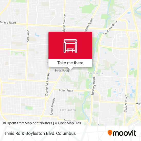 Mapa de Innis Rd & Boyleston Blvd